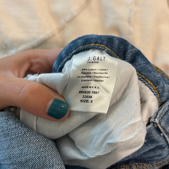 John Galt Brandy Melville Flare Denim Skirt - Picture 3 of 4